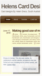 Mobile Screenshot of helenscarddesigns.com